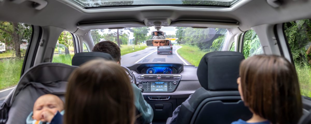 Carro de família nas férias
